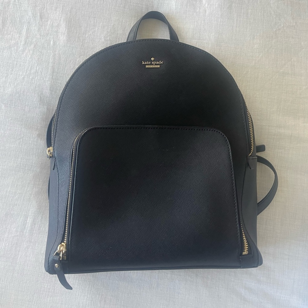 Kate Spade Black Backpack - Like New!